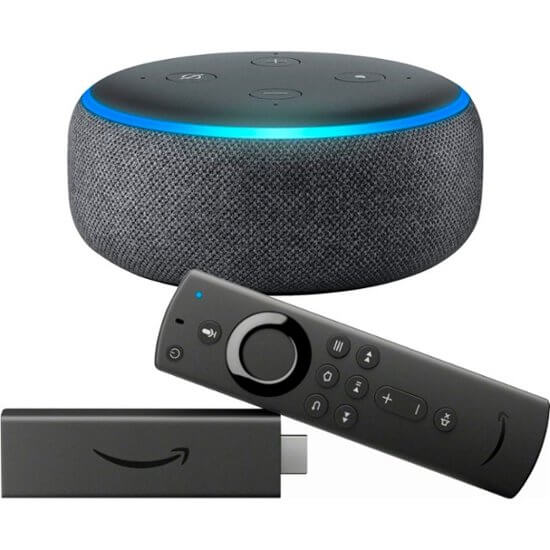 fire tv amazon echo dot 3