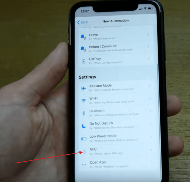 shortcuts приложение nfc автоматизация