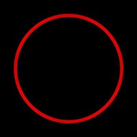 echo solid red light