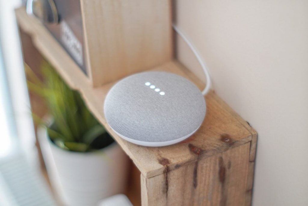 google home mini chalk