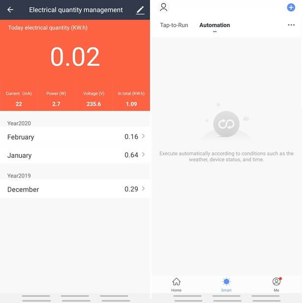 Smart Life енергиен мониторинг