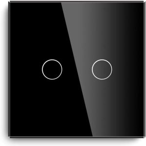 RF безжичен ключ 2 бутона черен
