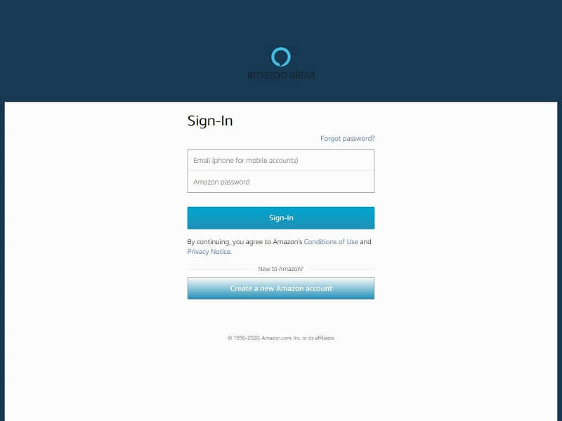 amazo alexa вход от компютър