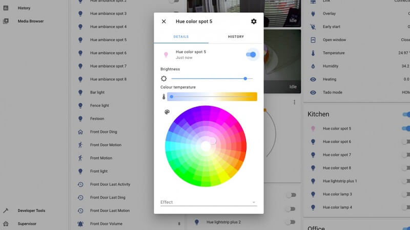 home assistant контрол на смарт устройства