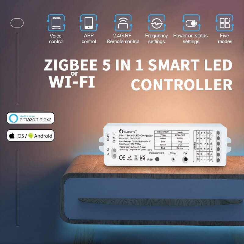 wifi и zigbee контролер за LED лента