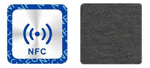 лице и гръб ферит на NFC Тагове