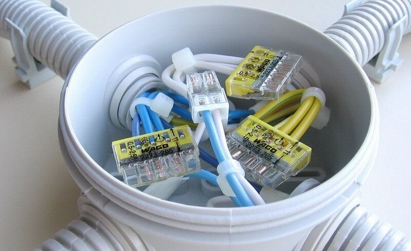 разпределителна кутия за електрически кабели