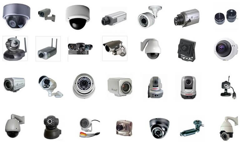 видове камери за видеонаблюдение