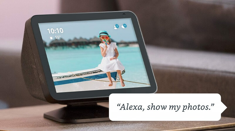 показване на снимки на alexa echo show