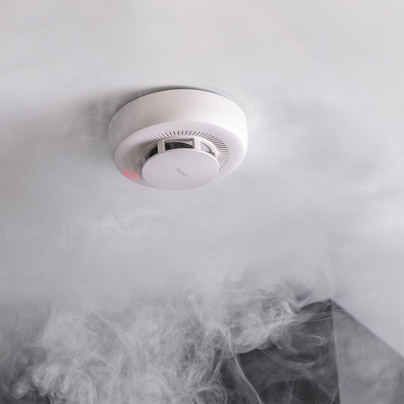 aqara smart smoke detector засича дим