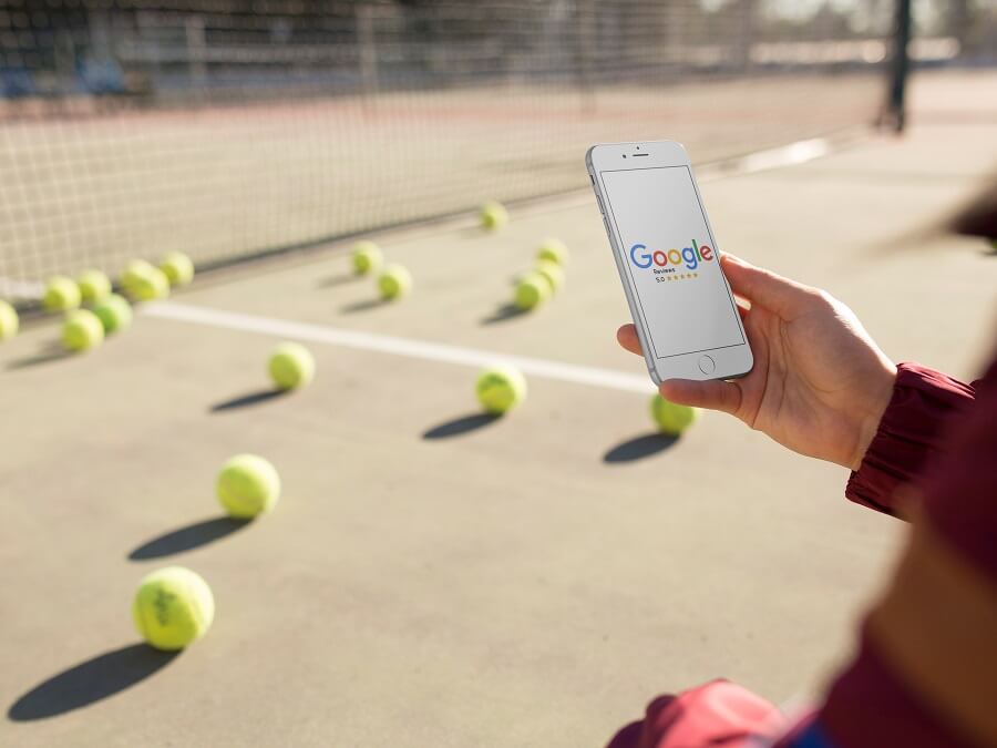 оценка на тенис игрище чрез google nfc Карта