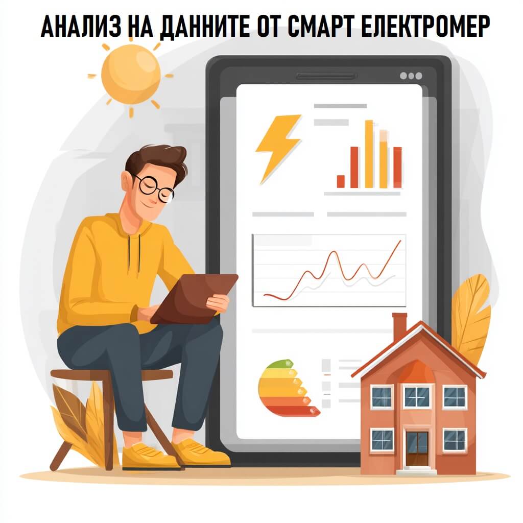 анализ на данните от смарт електромер