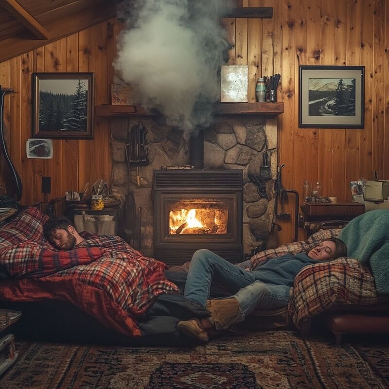 връщане на дим от печка