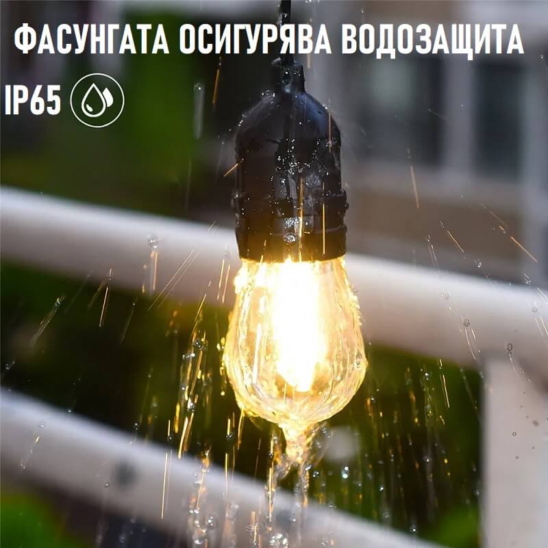 водоустойчива фасунга