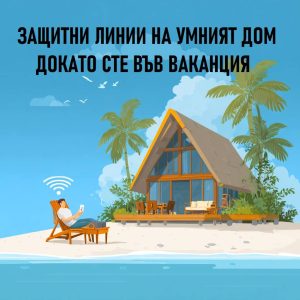 линии на защита в умен дом при ваканция