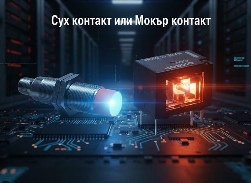 мокър контакт или сух контакт