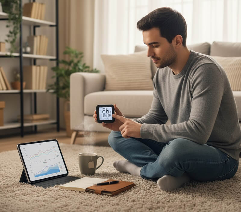 тестване на интелигентен термостат