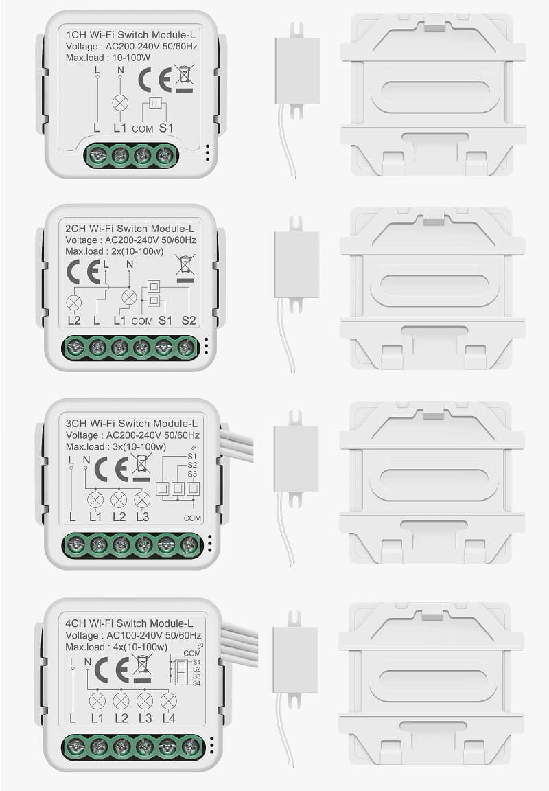 wifi модули tuya за осветителни ключове