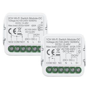 реле със сух контакт с един и два канала