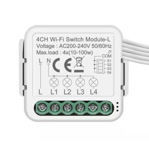 Четворен - За осветителни ключове с 4 бутона