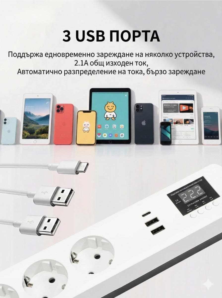 USB със защита на тока