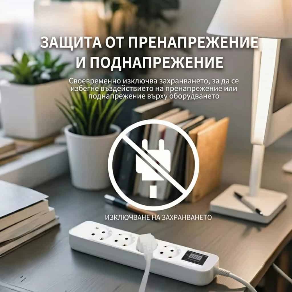 защита от пренапрежение и поднапрежение на разклонител