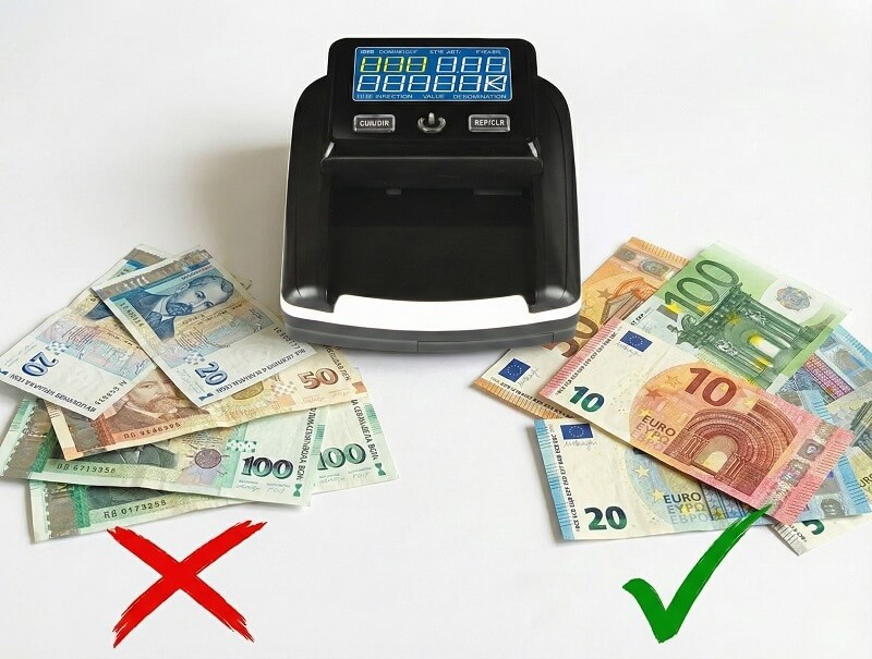 машина за фалшиви евро