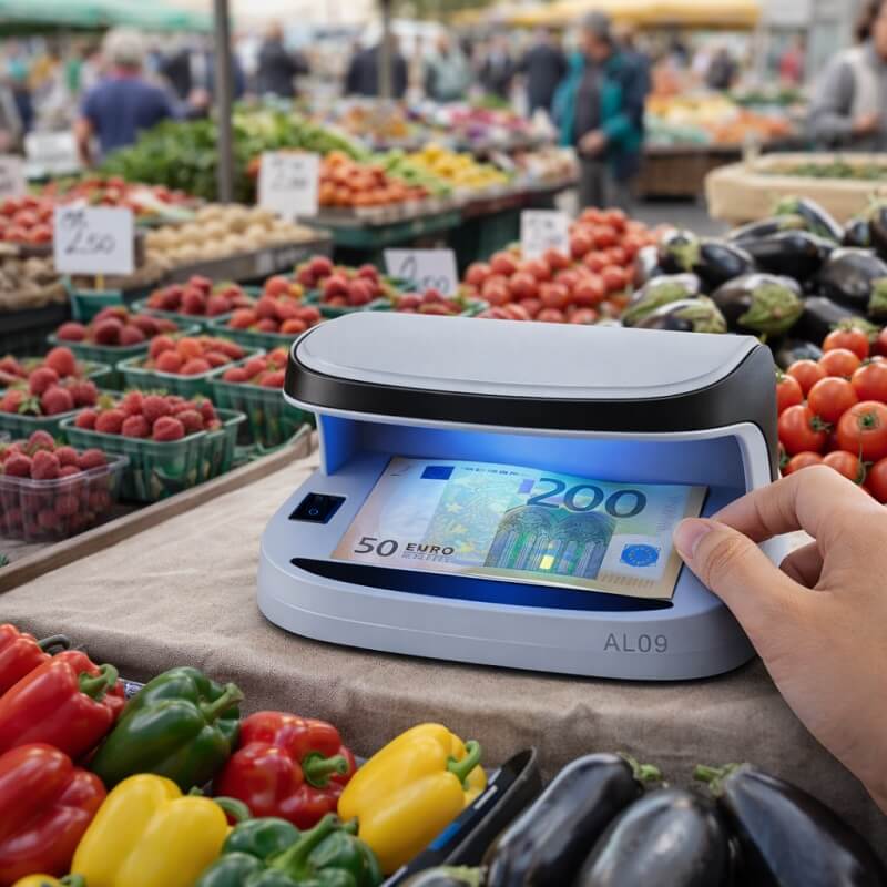 проверка на пари с uv лампа на пазар