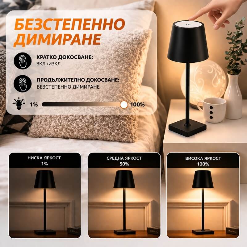 лампа с плавно димиране