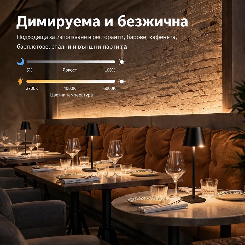 лампа с регулируема яркост