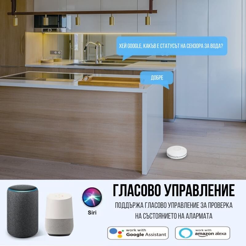 алекса и гугъл съвместимост със сирена за наводнение