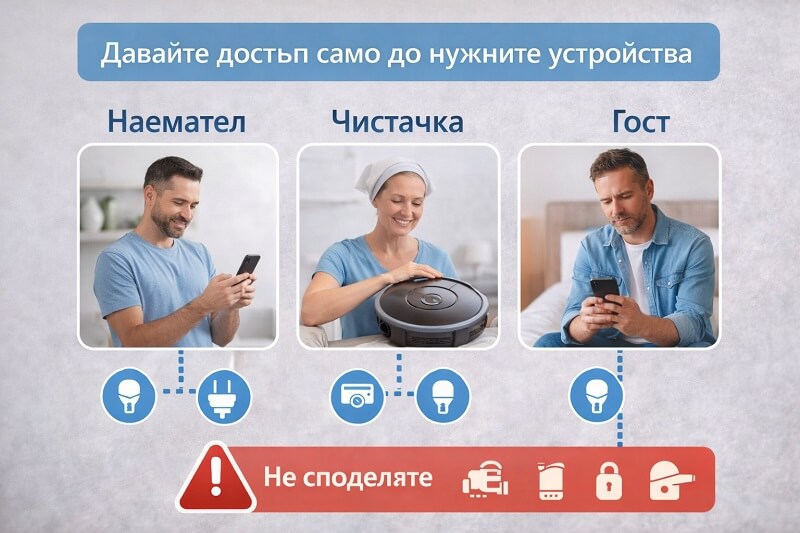 оторизиране на потребители в tuya