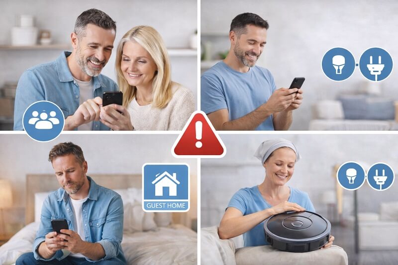 сигурност на акаунт в tuya smartlife
