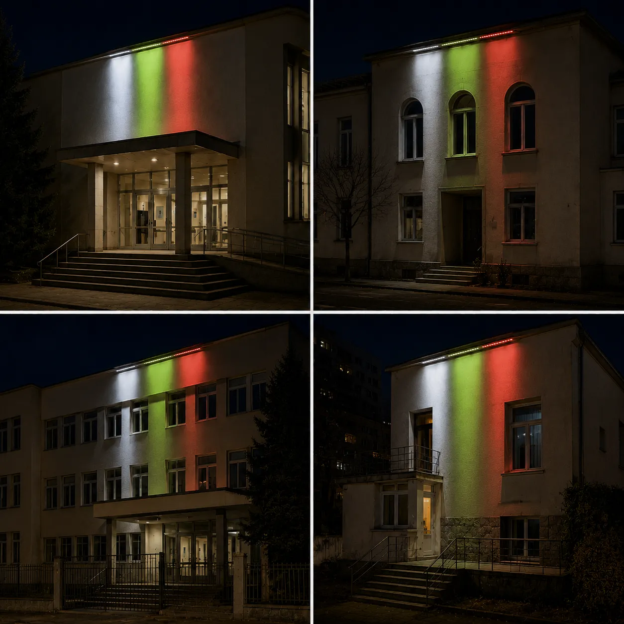 led осветление в три цвята